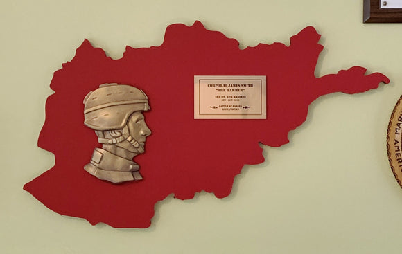 Afghanistan Service Plaque