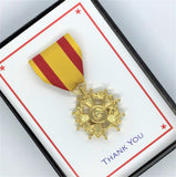 Family Recognition Medals- Scarlet and Gold